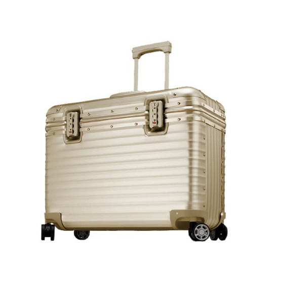 BAGGAGE LUGGAGE กระเป๋าเดินทาง รุ่น PILOT ALUMINIUM สี Gold