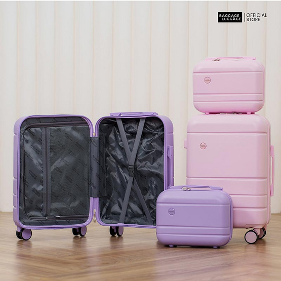 BAGGAGE LUGGAGE กระเป๋าเดินทาง รุ่น CANDY สี PEACH
