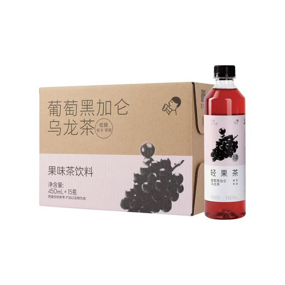 เฮย์ที ชาอู่หลงองุ่นแบล็คเคอร์แรนท์ 450 มล. (ยกลัง 15 ขวด)