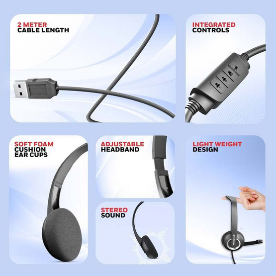 Honeywell หูฟังพร้อมไมโครโฟน รุ่น P40