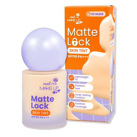 Nami รองพื้น Make Up Pro Matte Lock Skin Tint 35 กรัม