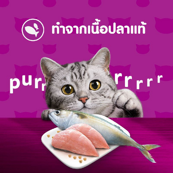 วิสกัส อาหารแมว ชนิดเปียก สูตรแมวสูงวัย รสปลาทู 80 ก.
