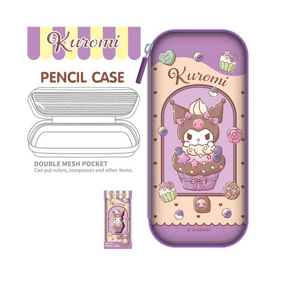 CODE:D กระเป๋าดินสอ EVA Sanrio - Kuromi