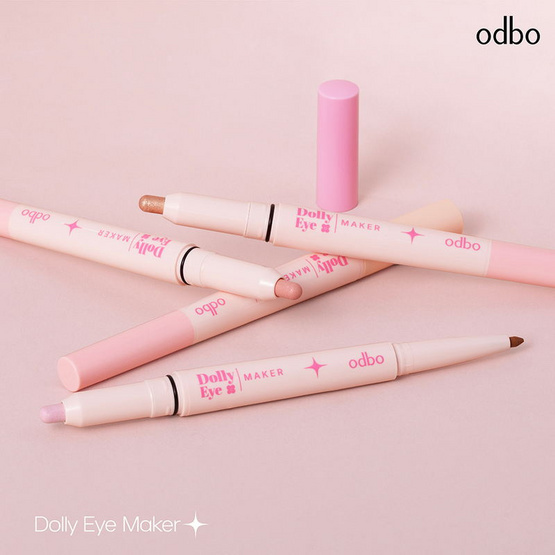 Odbo ปากกาดอลลี่อาย Dolly Eye Maker 0.5 + 0.2 กรัม