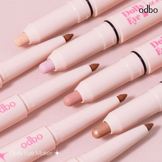 Odbo ปากกาดอลลี่อาย Dolly Eye Maker 0.5 + 0.2 กรัม