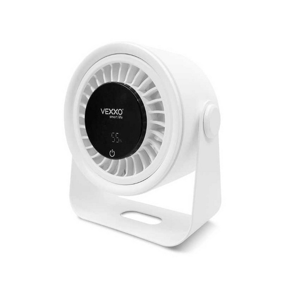 Vexxo พัดลมตั้งโต๊ะ1800แอมป์ รุ่น KN-L2925 ขาว (t)