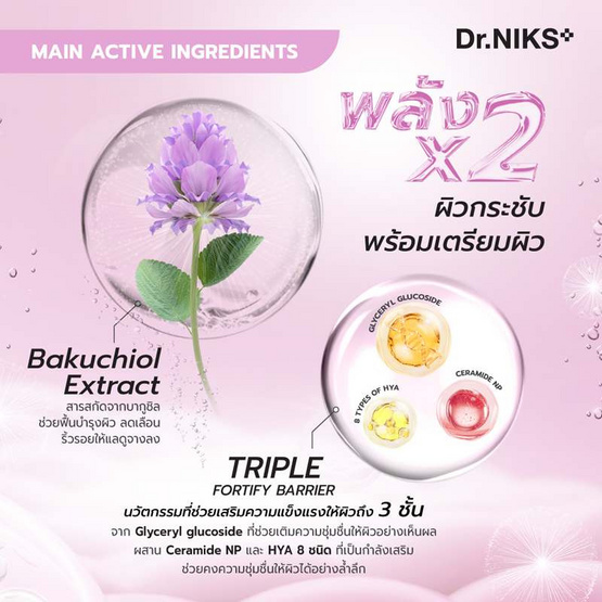 ดร.นิกส์ โทนเนอร์ มาส์ก เฟิร์มมิ่ง 20 มล.