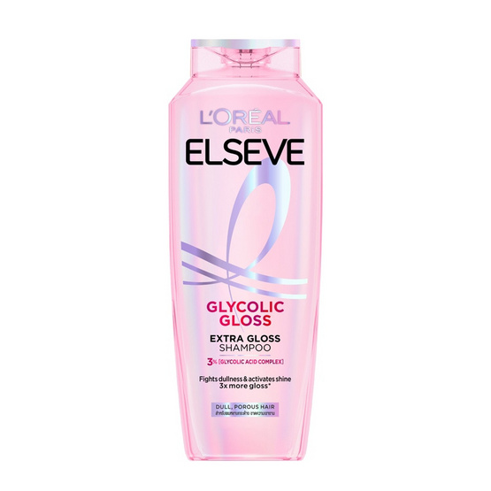 ลอรีอัล ปารีส เอลแซฟ ไกลโคลิค กลอส เอ็กซ์ตร้า กลอส แชมพู 200 มล. (แพ็ก 4 ชิ้น)
