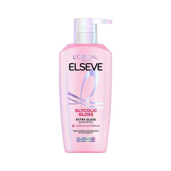 ลอรีอัล ปารีส เอลแซฟ ไกลโคลิค กลอส เอ็กซ์ตร้า กลอส แชมพู 400 มล.
