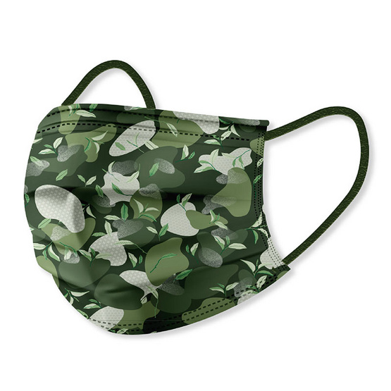 MAINICHI หน้ากาก รุ่น Tea Aroma กลิ่นชาเขียว บรรจุ 3 ชิ้น แพ็ก 5 ซอง