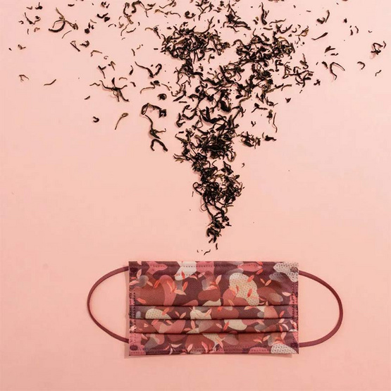 MAINICHI หน้ากาก รุ่น Tea Aroma กลิ่นชาดำน้ำผึ้ง บรรจุ 3 ชิ้น แพ็ก 5 ซอง