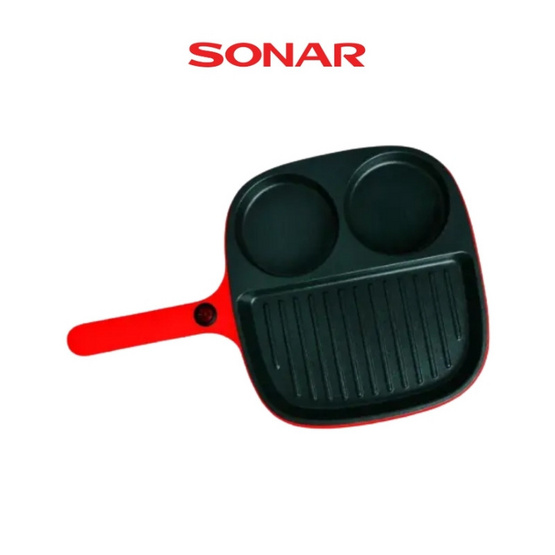 Sonar เซ็ตเตาย่างบาร์บีคิวพร้อมชุดทำอาหารเช้าและหม้อต้มไฟฟ้า รุ่น SF-M46/JK-250S