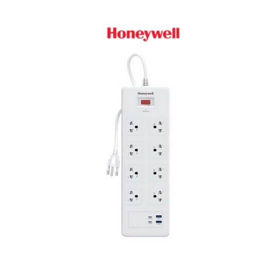 Honeywell ปลั๊กไฟ 8 ช่อง 2 TypeC 2USb