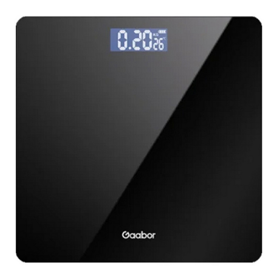 Gaabor เครื่องชั่งน้ำหนัก รุ่น GWS-M01A (สีดำ)