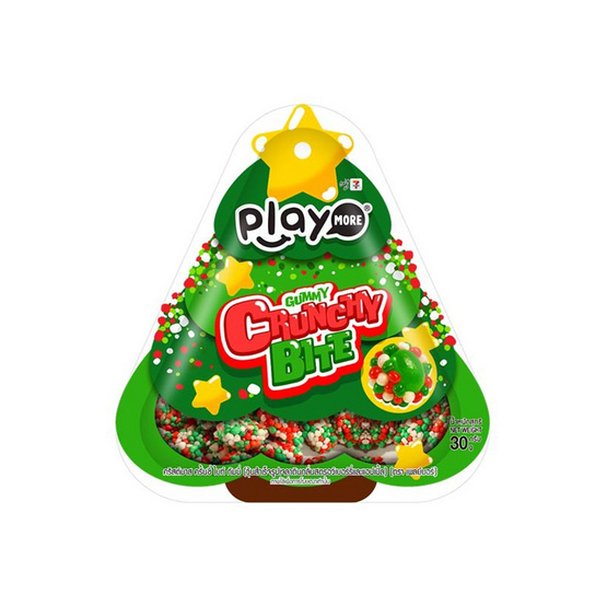 เพลย์มอร์ กัมมี่คริสต์มาสครั้นชี่ไบท์ 60 กรัม (แพ็ก 8 ชิ้น)
