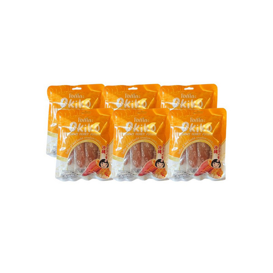 โอกิโกะ กัมมี่ชูวี่ฮันนี่โปเตโต้ 125 กรัม (แพ็ก 6 ชิ้น)