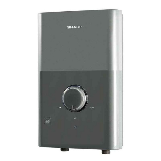 Sharp เครื่องทำน้ำอุ่น 3,500 วัตต์ รุ่น WH-MD135