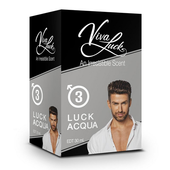 Vivaluck น้ำหอม Perfume กลิ่นLuck Acqua 30 มล. (แพ็ก 2 ชิ้น)