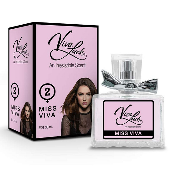 Vivaluck น้ำหอม Perfume กลิ่นMiss Viva 30 มล. (แพ็ก 2 ชิ้น)