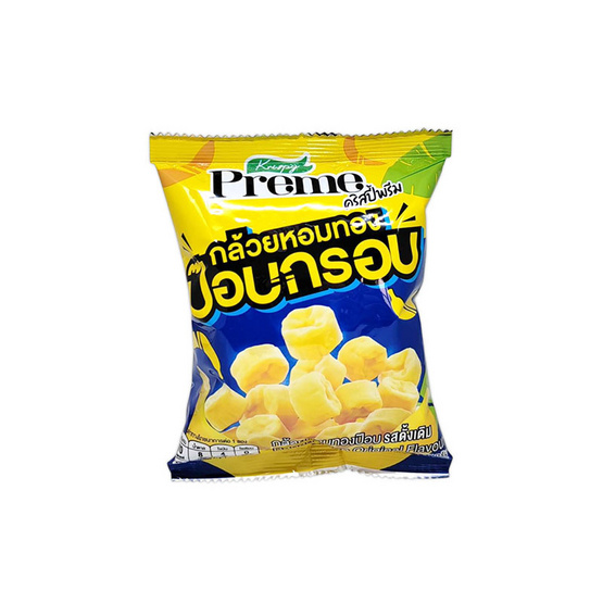 คริสปี้พรีม กล้วยหอมทองป๊อบ รสดั้งเดิม 15 กรัม (แพ็ก 6 ชิ้น)