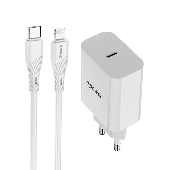 D-Power ชุดชาร์จ Type C to L รุ่น APP-28 C to L