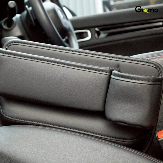 Gizmo กล่องเก็บของอเนกประสงค์ในรถยนต์ แบบหนัง ติดตั้งข้างเบาะ