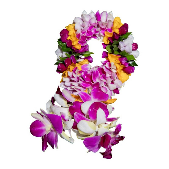 พวงมาลัยกล้วยไม้ ขนาดกลาง ย่าหยา