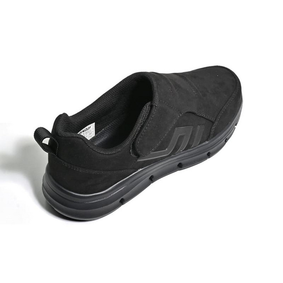 BAOJI รองเท้าผ้าใบอีซี่ออนผู้ชาย รุ่น U-BJM923 สีดำ