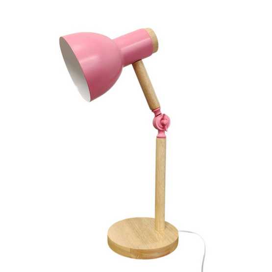 HATASHI โคมไฟตั้งโต๊ะฐานไม้