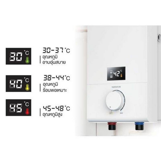 TOSHIBA เครื่องทำน้ำร้อน 3800 วัตต์ รุ่น DSK38ES5KW