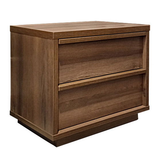 Rinahey ZEEN-NEW ตู้ข้างเตียง สี Dark Walnut