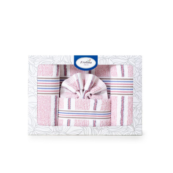 Frolina Classic Gift Set Stripe 01 กิ๊ฟเซทผ้าขนหนู