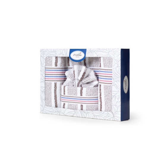 Frolina Classic Gift Set Stripe 01 กิ๊ฟเซทผ้าขนหนู
