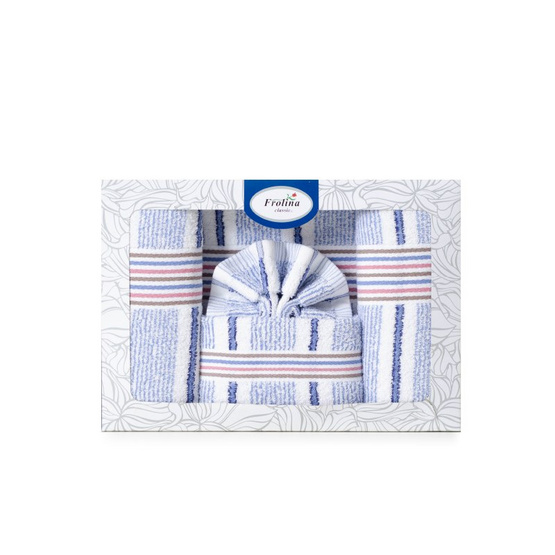 Frolina Classic Gift Set Stripe 01 กิ๊ฟเซทผ้าขนหนู