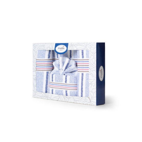Frolina Classic Gift Set Stripe 01 กิ๊ฟเซทผ้าขนหนู