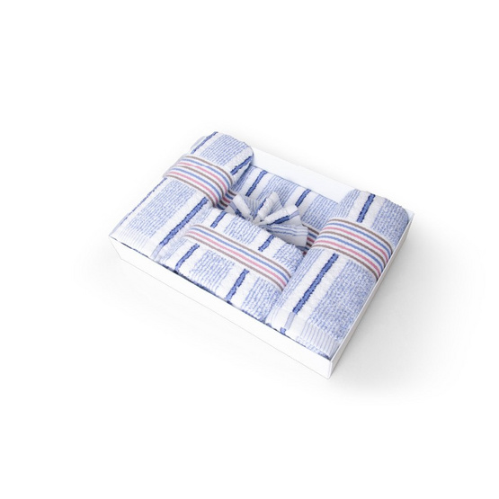 Frolina Classic Gift Set Stripe 01 กิ๊ฟเซทผ้าขนหนู