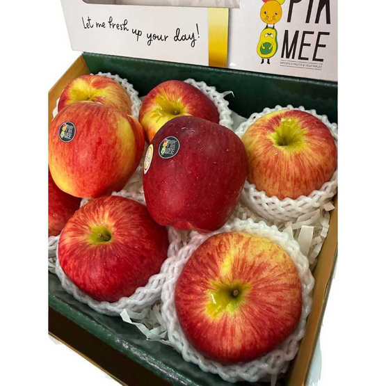 พิคมี ฟรุ๊ต เซตแอปเปิ้ลแอมโบรเซียนำเข้า กล่อง 8 ลูก
