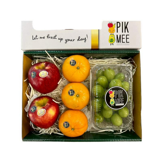 พิคมี ฟรุ๊ต เซตสุขสันต์มั่งมี (แอปเปิ้ลแอมโบรเซีย ส้มแมนดาริน องุ่นไซมัสคัท)