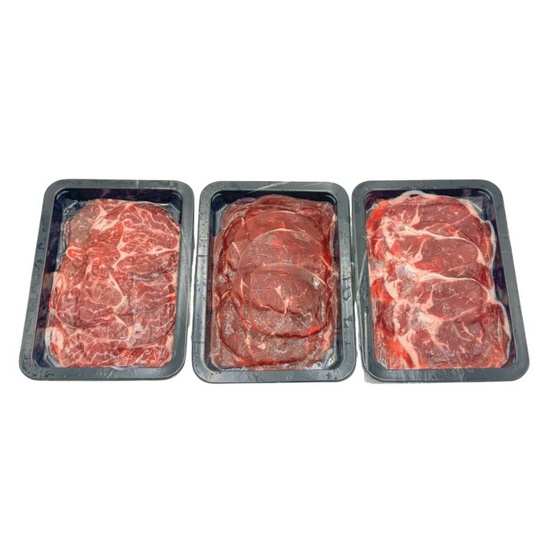 น. เนื้อ เซตเนื้อน่อง ไทยวากิว สไลซ์ 200 กรัม (3 แพ็ก)