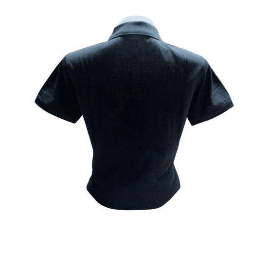 GREEN MAPLE เสื้อโปโลสีดำผู้หญิง