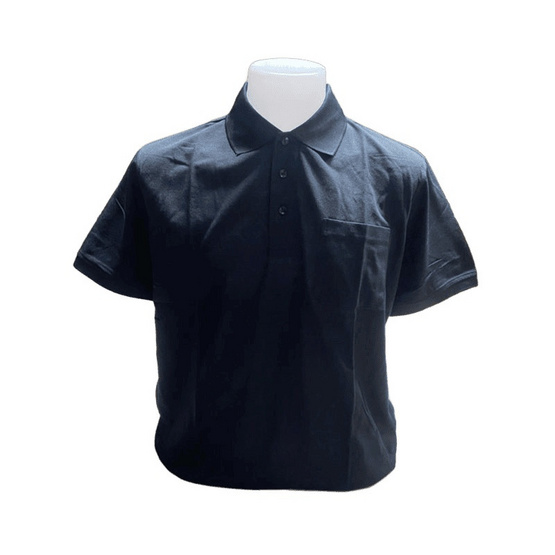 GREEN MAPLE เสื้อโปโลสีดำผู้ชาย