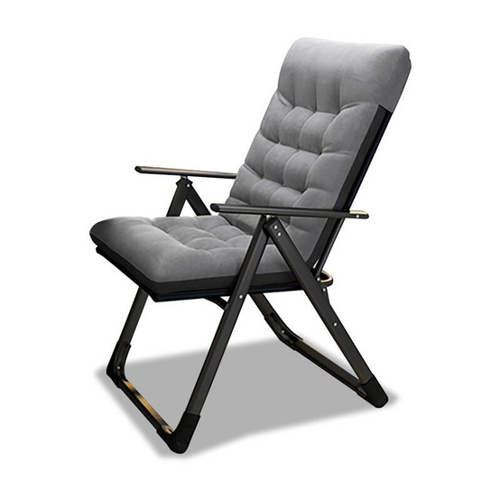 RESTAR เก้าอี้พับได้อเนกประสงค์ รุ่น Easton สีดำพร้อมเบาะนวมสีเทา