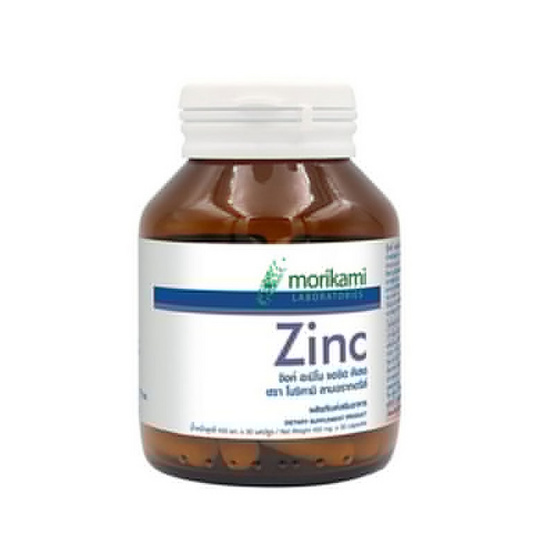 Morikami ซิงค์ บรรจุ 30 แคปซูล
