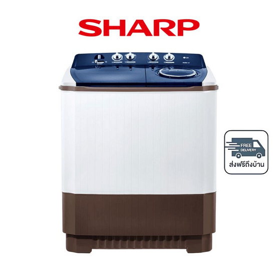 LG เครื่องซักผ้า 2 ถัง 13 กิโลกรัม รุ่น TT13WARG ขาว