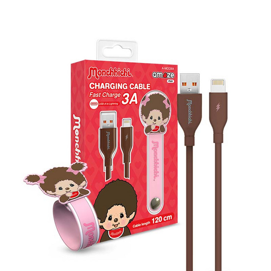Amaze One Monchhichi สายชาร์จ Lightning รุ่น A-MCC004
 G
