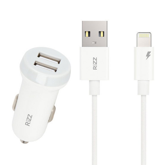 Rizz ชุดชาร์จในรถ Lightning รุ่น RAL-323G