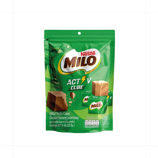 ไมโล ขนมหวานรสช็อกโกแลตแอคทิฟคิวบ์ 67.5 กรัม