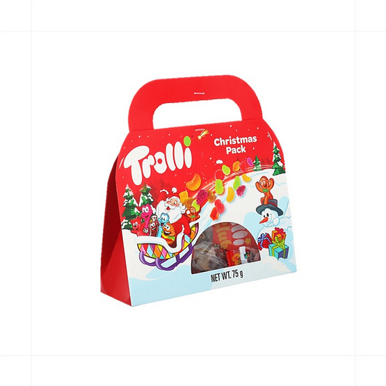 ทรอลลี่ กัมมี่คริสต์มาสแพ็ค 75 กรัม (แพ็ก 4 ชิ้น)