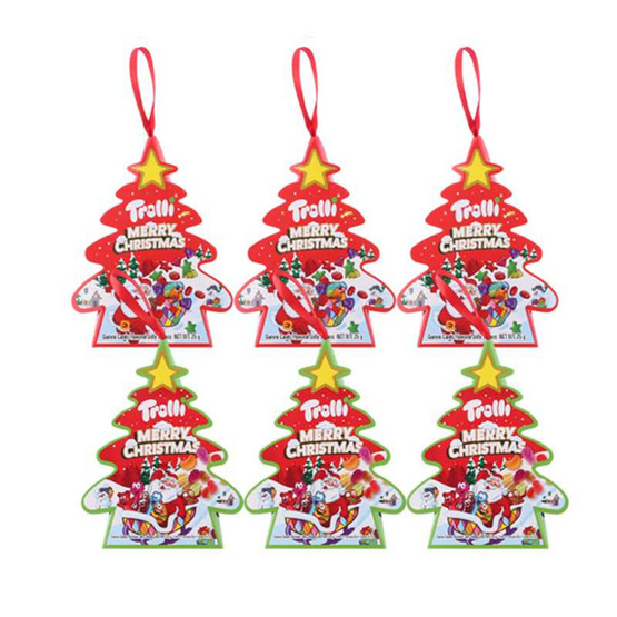 ทรอลลี่ กัมมี่คริสต์มาสทรี 25 กรัม (แพ็ก 6 ชิ้น)