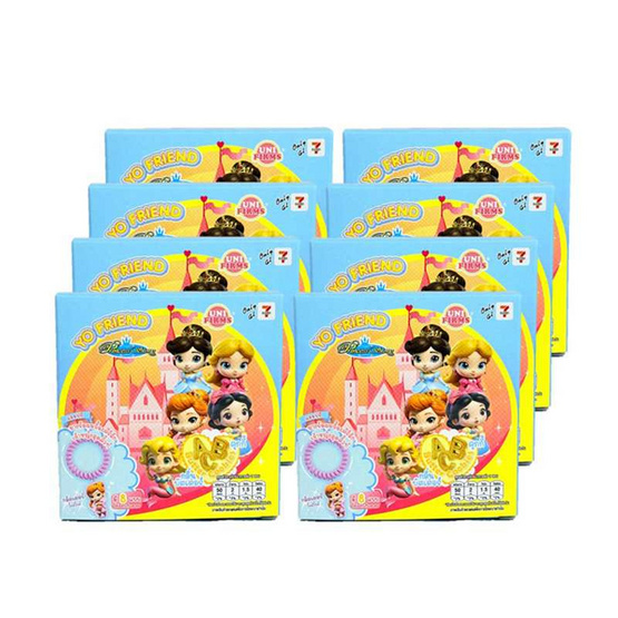 โยเฟรน คุกกี้เนย พร้อมยางรัดผมจี้ PrincessStory คละลาย 10 กรัม (แพ็ก 8 ชิ้น)